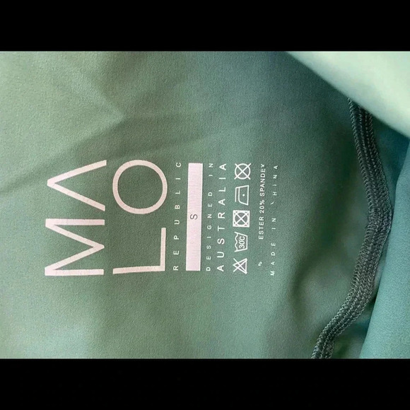 Malo high waist leggings green small - Picture 5 of 6